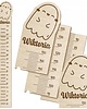 pokój dziecka - różne Miarka do mierzenia wzrostu z imieniem Drewniana miara wzrostu na ścianę 1