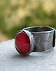 Pierścionki srebrne Świetlista czerwień   - pierścionek 3