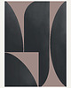 plakaty Zestaw trzech plakatów black abstract 4