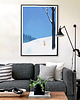 plakaty Zima w lesie / Sarna na śniegu - plakat fine art 2