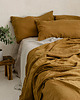 poduszki gładkie Lniana Poduszka SIMPLE - golden ochre 3