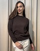 swetry damskie Sweter Alpaka Marrone 4