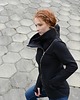 bluza bez kaptura damska Bluza damska,kurtka asymetryczna ze stójką 3