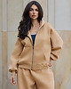 bluza z kapturem damska Bluza z kapturem PUFFA ZIP Honey damska 1