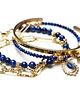 bransoletki z kamieni naturalnych Zestaw bransoletek Lapis lazuli /set/ vol. 2  - Szlachetna kolekcja 1