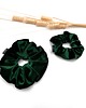gumki do włosów Big scrunchie Świąteczna Zieleń 3