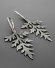 kolczyki srebrne Kolczyki liście srebro 3