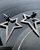 kolczyki srebrne Srebrne kolczyki wkrętki Gwiazdki Rockstar dark, wersja większa 1
