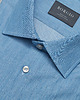 koszule męskie Koszula męska 00289 dł. rękaw niebieski slim fit 164/170 39 2