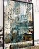 lustra stojące i wiszące Lustro z przecierką 120x80cm turkus 3