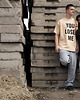 t-shirty męskie T-Shirt Oversize FLOW Beige (z nadrukiem) 8