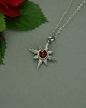 wisiory Mały wisiorek róża wiatrów czerwony karneol wire wrapping 2