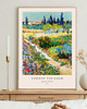 plakaty PLAKAT dekoracyjny , Van Gogh Ogród w Arles, wiosenna dekoracja ścienna 1