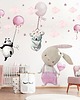 naklejki ścienne do pokoju dziecka Zajączek, panda i koala  Naklejka na ścianę 2