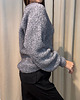 swetry damskie  Sweter boucle Grigio 2