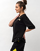 t-shirt damskie T-shirt  asymetryczny damski "SHAKIRA" czarny 2