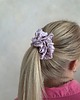 gumki do włosów Gumka jedwabna, scrunchie, wild lavender check MAXI 1