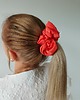 gumki do włosów Satynowa gumka satynowa scrunchie owijka frotka pomarańcz MAXI 2