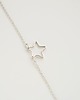 bransoletki - inne Rhodium Plated Star Bracelet 1