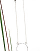 srebrne naszyjniki Teddy: minimalistyczny srebrny naszyjnik koło 1