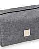 kosmetyczki Kosmetyczka szara kuferek duża saszetka wodoodporna etui organizer szara 1