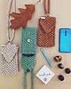 etui na telefon Macrame Phone Case, szałwia 1