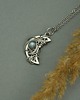 wisiory Wisiorek księżyc labradoryt wire wrapping 2