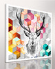 obrazy OBRAZ NA PŁÓTNIE - JELEŃ DEER- 60x60cm 3
