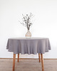 obrusy i serwetki Obrus okrągły medium linen TRUE GRAY 3
