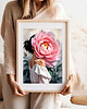 plakaty Plakat Kobieta kwiaty 2