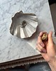 pojemniki na biżuterię Podstawka na Biżuterię Palo Santo Ceramiczna Muszelka Light Cream 3
