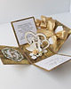 kartki scrapbooking Pamiątka ślubu, exploding box, kartka 1