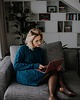 swetry damskie  długi sweter sukienka w arany 1