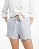 szorty damskie Lniane spodenki BLOOM light gray 3