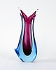 wazony Wazon, szkło Murano, włoski design, lata 60, produkcja: Włochy 1