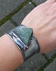 bransoletki wire wrapping Zielone wzgórze - bransoletka regulowana 1
