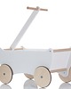 klocki i zabawki drewniane DISAR Drewniany wózek do ciągnięcia z dyszlem 2
