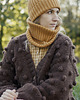 szaliki dziecięce Komin merino w prążki Soft Snood - musztarda 2
