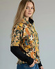 bluza z kapturem damska Bluza oversize Klimt malarski wzór kimono rozmiar M 1