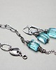 bransoletki wire wrapping Sztabka /blue sky /- bransoletka 8