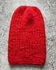 czapki damskie Przejściowa czapka Dimma z alpaki czerwona 1