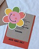 kartki scrapbooking Flower Power. Hippie zaproszenia urodzinowe 4