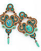 kolczyki soutache Jesienne boho kolczyki 4 5