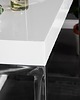 biurka Biurko / konsola Ariel White 120x40 biały, połysk Z16714 4