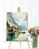 plakaty Plakat Norweskie Fiordy w Trójkadrze 3