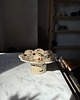 pojemniki na biżuterię Ceramiczna Miseczka Kwiat na Biżuterię Handmade Miseczka w Brązowe Ciapki 4