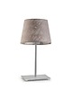 lampy stołowe Metalowa lampa nocna z abażurem GENUA 6
