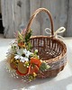 koszyki wielkanocne Wielkanocny koszyczek na święconkę, koszyczek ze stokrotkami 1