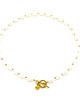 złote naszyjniki Naszyjnik Zapięcie Toggle Perły & Hematyty CLASSIC PEARLS 1