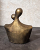 figurki i rzeźby Rzeźba z gipsu, Para Zakochanych, brązowe złoto, wys. 12 cm 1